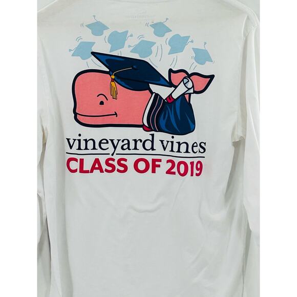 Vineyard Vines Whale Graduation Class of 2019 Graphic Cotton Adult Small - Picture 8 of 8